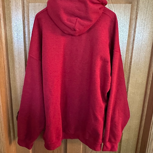 Hooded sweatshirt from "Kalahari".  Red size 2XL - Picture 5 of 5